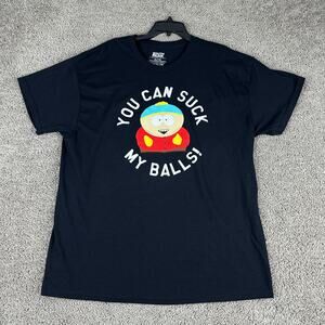 South Park Shirt Mens Extra Large Black Eric Cartman You Can Suck My Balls